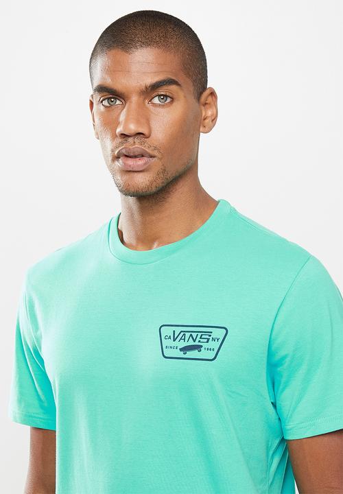 Vans - Full patch back short sleeve tee - turquoise