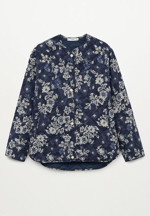 MANGO - Jacket poleo - navy