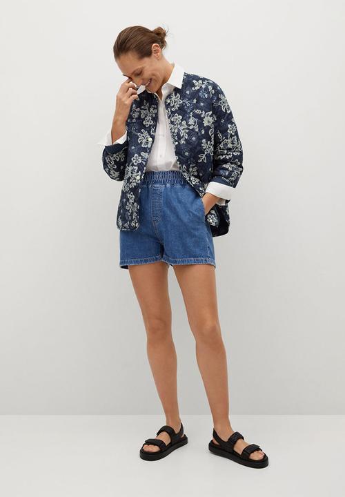 MANGO - Jacket poleo - navy