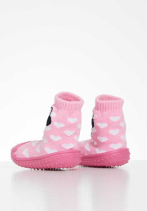 Character Group - Minnie mouse rubber socks - pink
