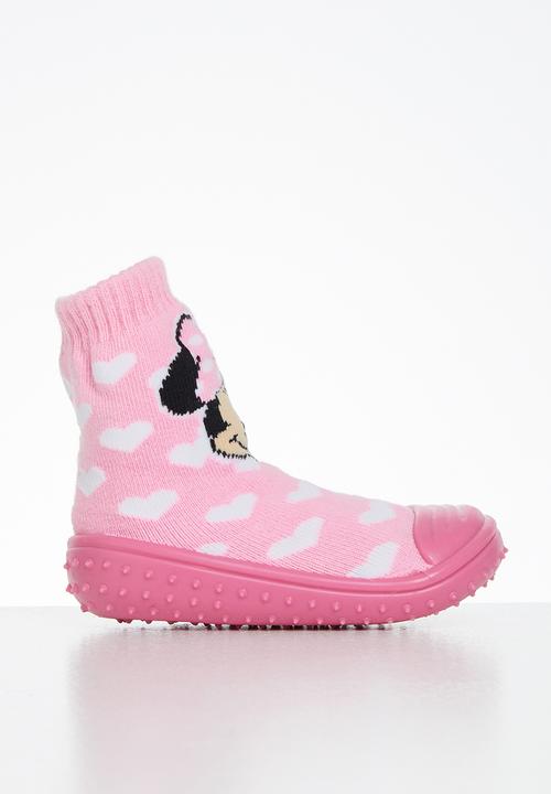 Character Group - Minnie mouse rubber socks - pink