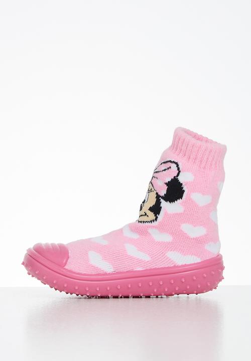 Character Group - Minnie mouse rubber socks - pink