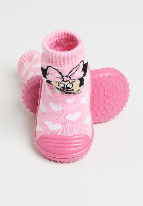 Character Group - Minnie mouse rubber socks - pink