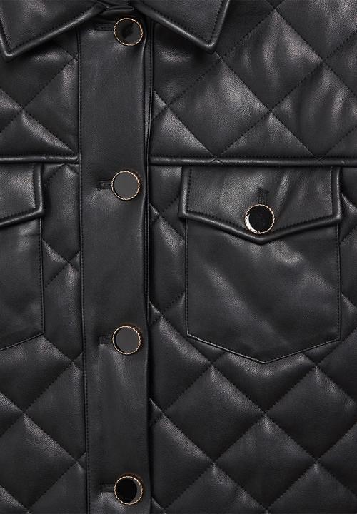 MANGO - Jacket recoco - black
