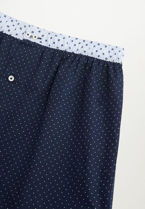 MANGO - Boxers boxdot - navy