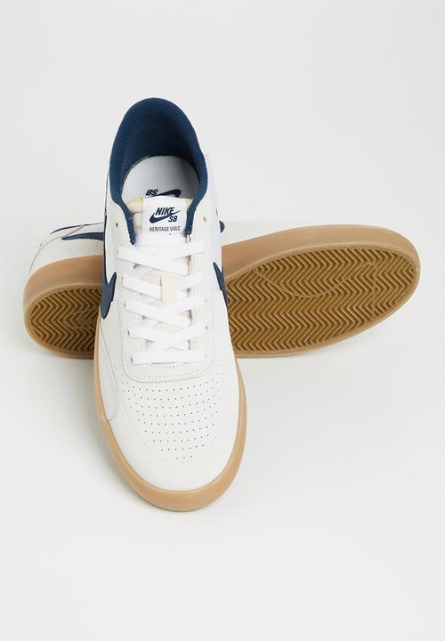 Nike - Nike sb heritage vulc - summit white/navy-white-gum light brown