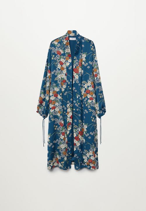 MANGO - Jacket petal - blue