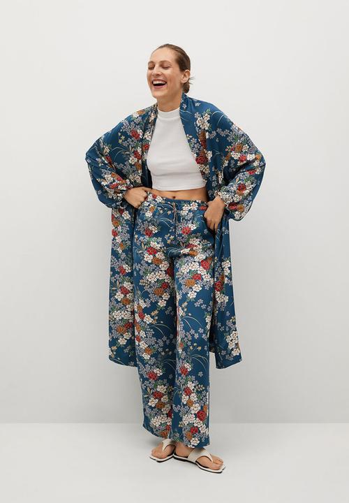MANGO - Jacket petal - blue