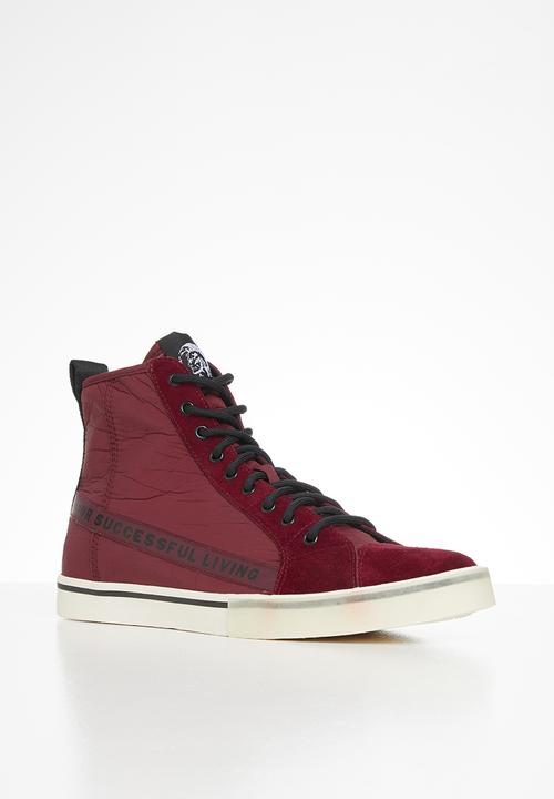 Diesel  - S-dvelows ml sneakers - tawny red