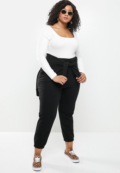 Blake - Scoop neck bodysuit - white