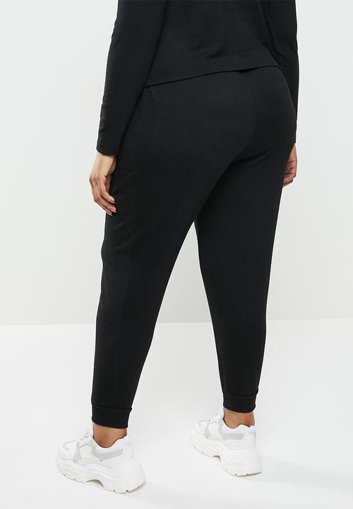 Blake - Soft touch jogger - black