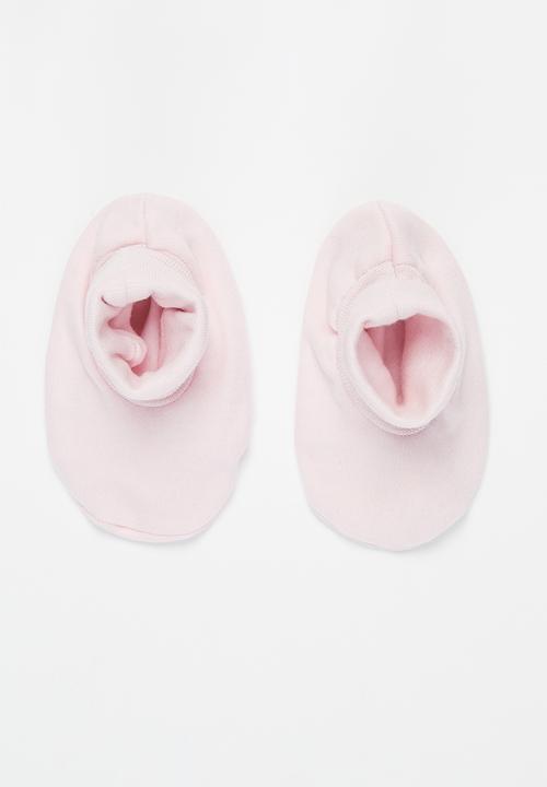 Little Lumps - Shoes ribbed - pink