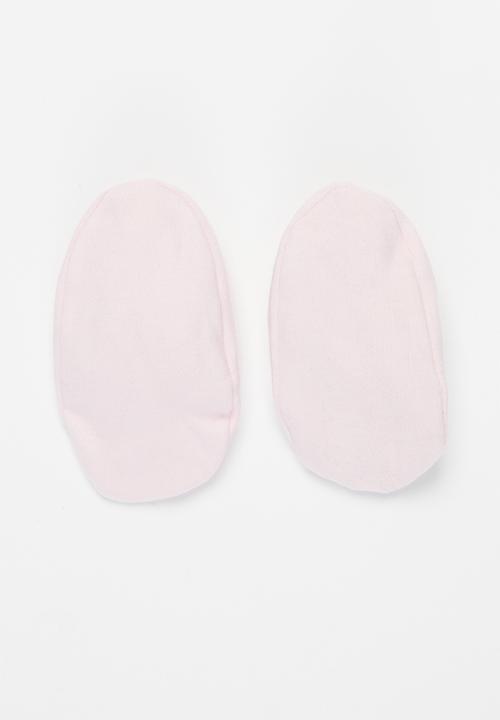 Little Lumps - Shoes ribbed - pink