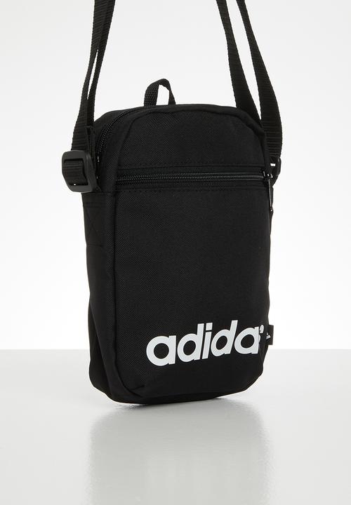 adidas Performance - Linear organizer - black & white