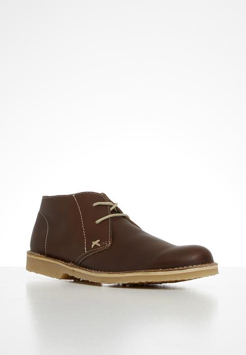 Grasshoppers - Hudson leather duke - mid brown