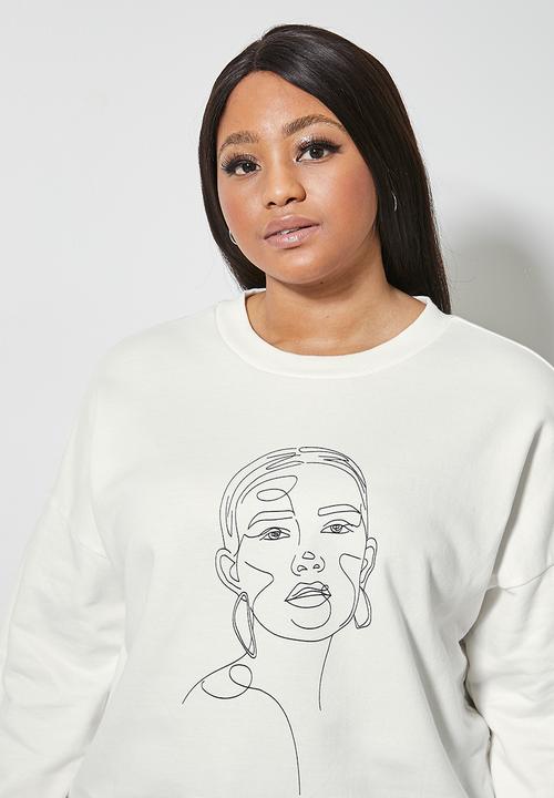 Superbalist - Graphic sweat - ecru