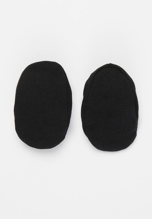 Little Lumps - Shoes - ribbed - black