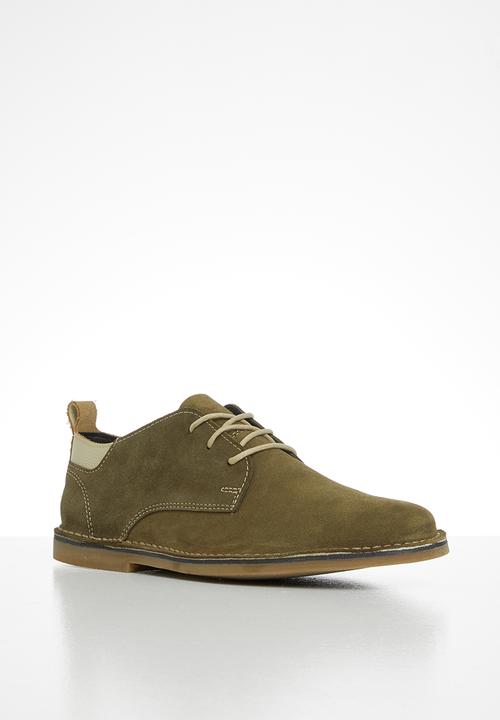 Grasshoppers - Oliver  buck suede - khaki
