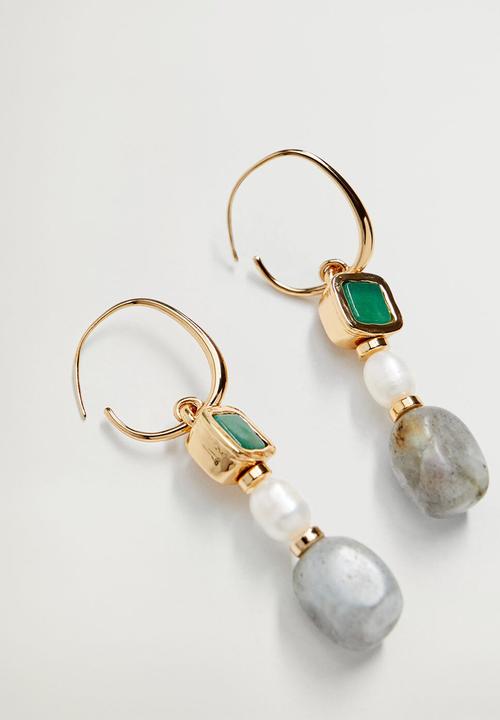 Violeta by Mango - Tiaki earrings - gold