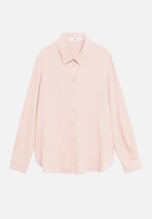 MANGO - Shirt basic - pink