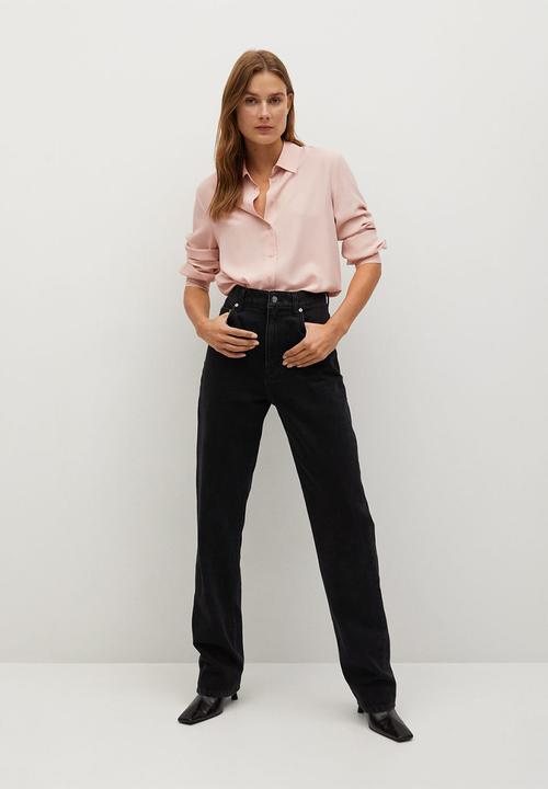 MANGO - Shirt basic - pink