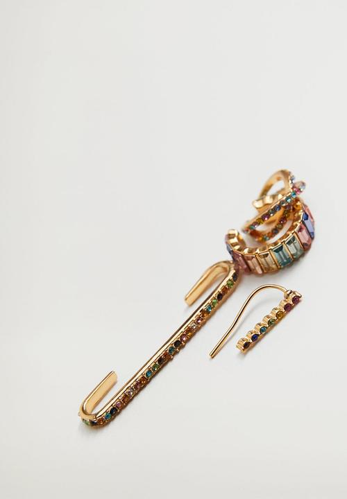 MANGO - Paul earrings - gold