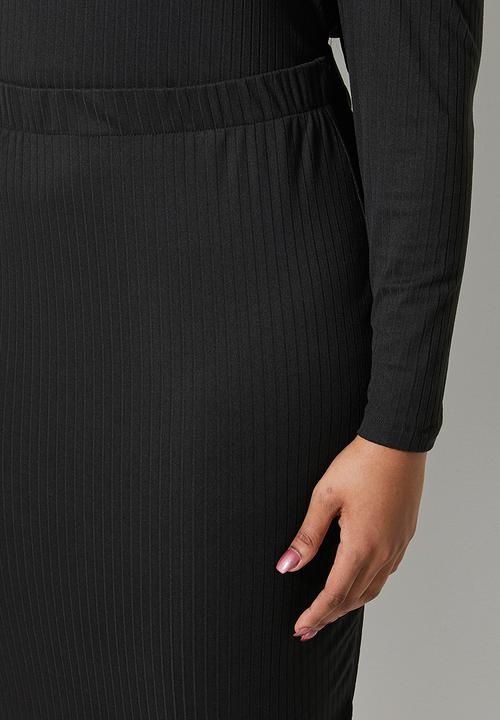 Superbalist - High waist bodycon skirt - black