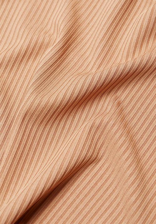 MANGO - T-shirt annita - medium brown