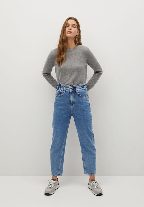 MANGO - Jeans mia - open blue