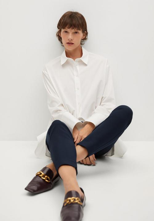 MANGO - Trousers avanti - navy