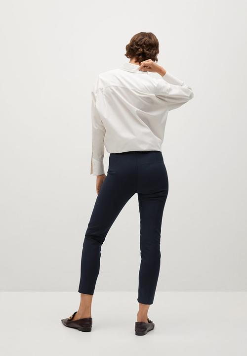 MANGO - Trousers avanti - navy