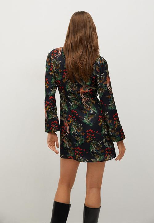 MANGO - Dress tokio - black
