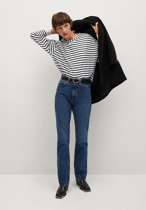 MANGO - Sweatshirt marinero - white & navy