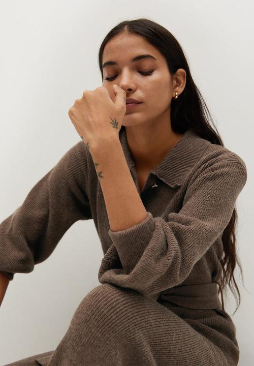 MANGO - One-piece suit - brown