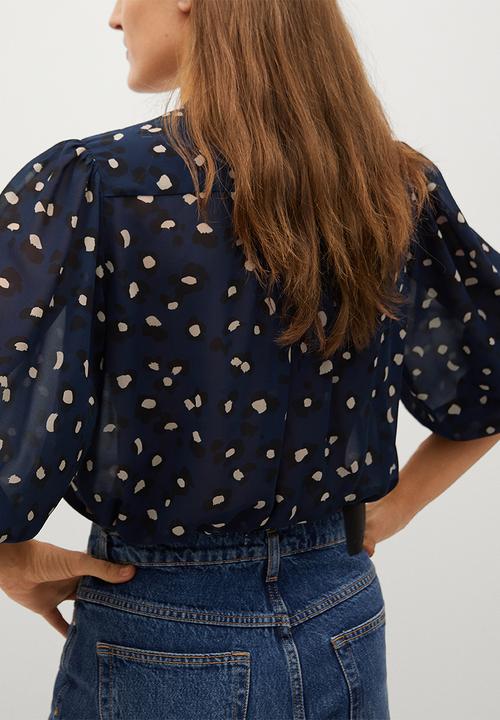 MANGO - Shirt prarie - medium blue