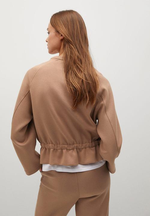 MANGO - Sweatshirt papier - medium brown