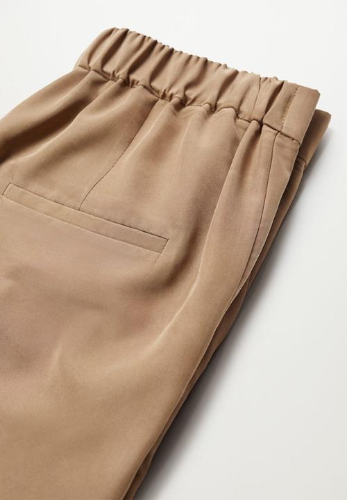 MANGO - Trousers tempo - light beige