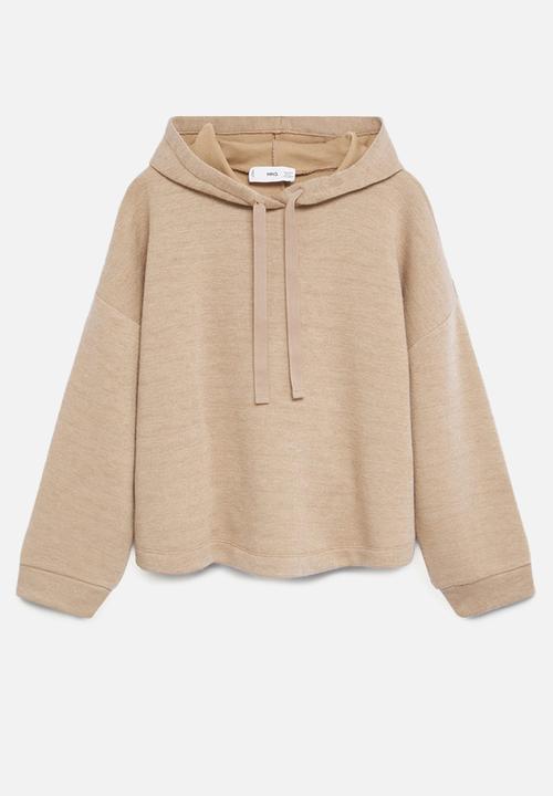 MANGO - Sweatshirt maxime hoodie - beige
