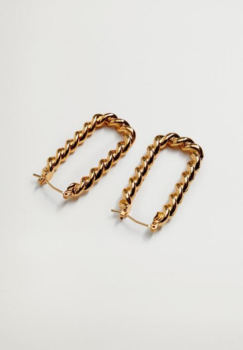 Violeta by Mango - Rigel earrings - gold