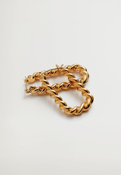 Violeta by Mango - Rigel earrings - gold