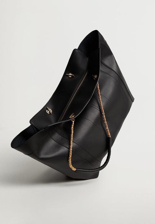 MANGO - Pura bag - black