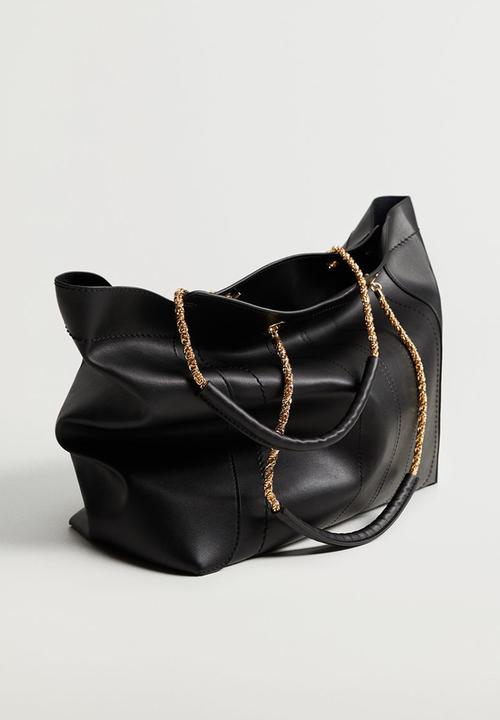 MANGO - Pura bag - black