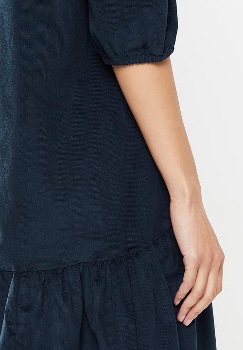 Jacqueline de Yong - Collins corduroy dress - navy 