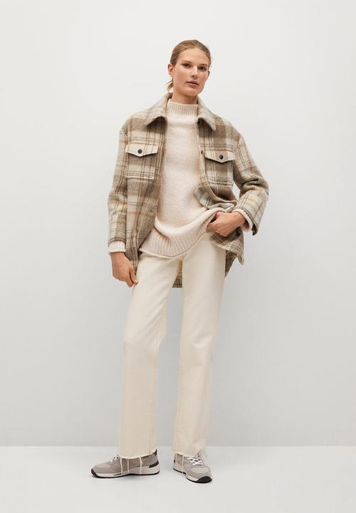 MANGO - Jacket roibos - beige