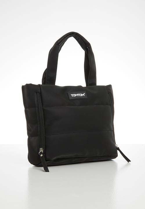Tom Tom - Quilted tote bag - black