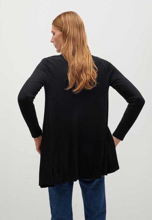 MANGO - Cardigan almaeco - black