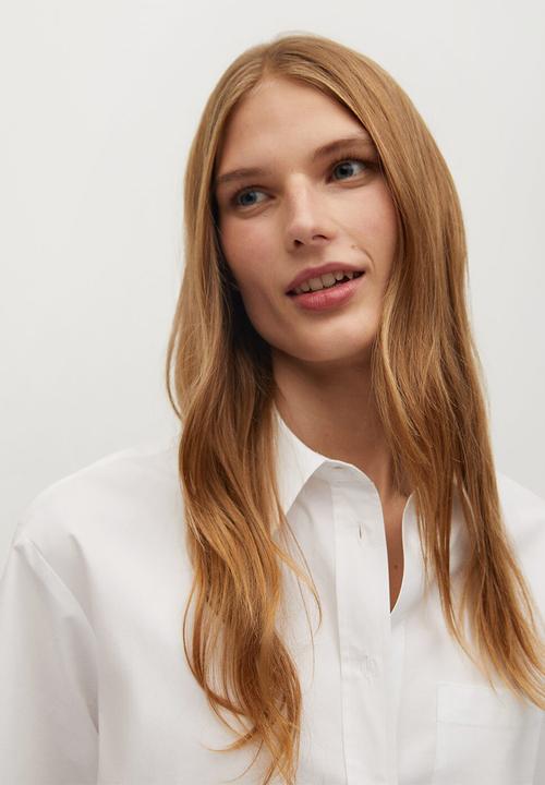 MANGO - Dress mille - white