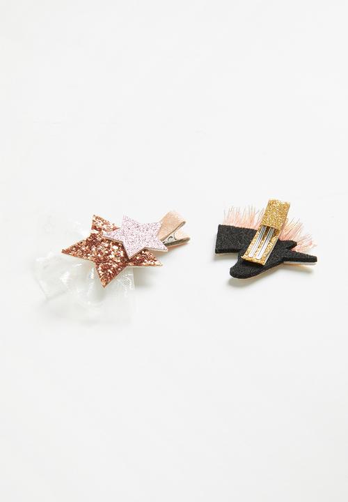 Pop Candy - Unicorn hair clips - multi