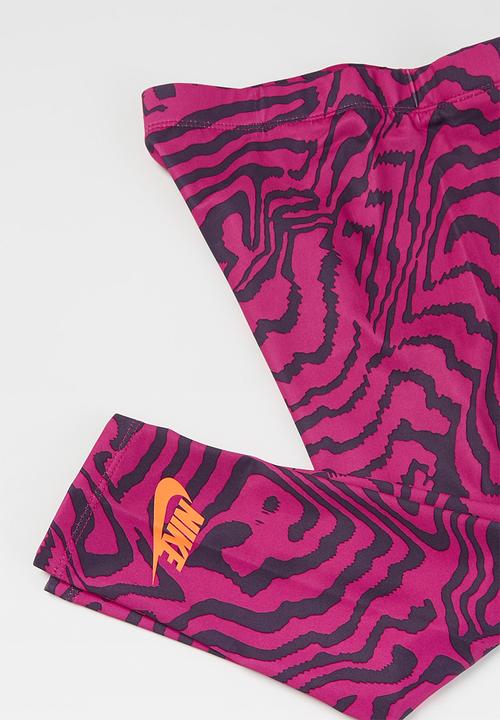 Nike - Nike printed legging set - coral & pink 