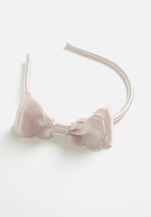 Pop Candy - Girls 3 pack alice bands - pink & grey